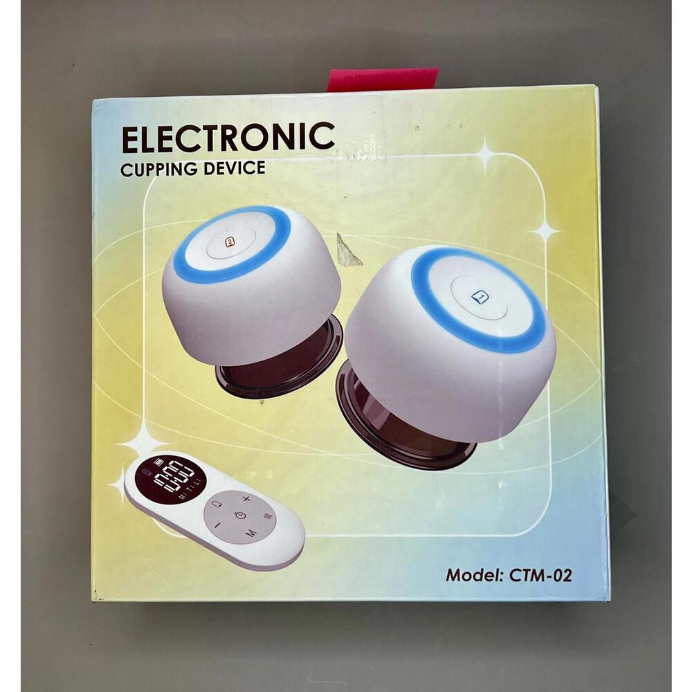 2 Pack Smart Electric Cupping Therapy Massager – 5-in-1 Pain Relief Set